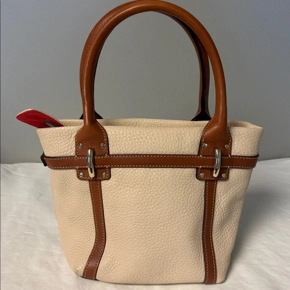 Kate Spade New York Cream Pebbled Leather Small Satchel Bag - Picture 4 of 7